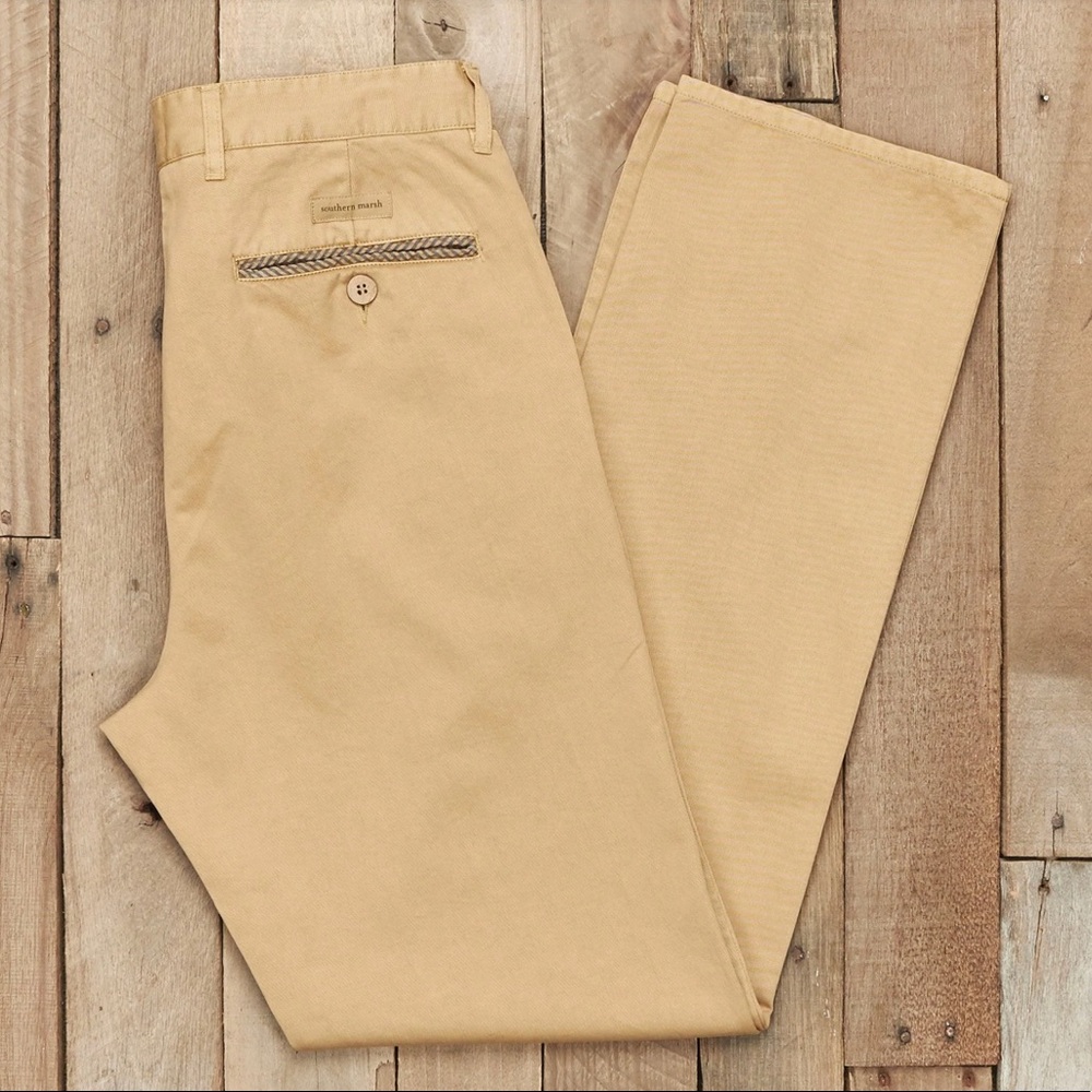 SOUTHERN MARSH LIGHT KHAKI PANTS
